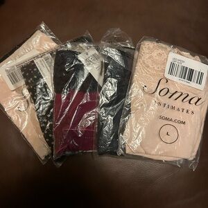 5 pair New Soma Panties Large
